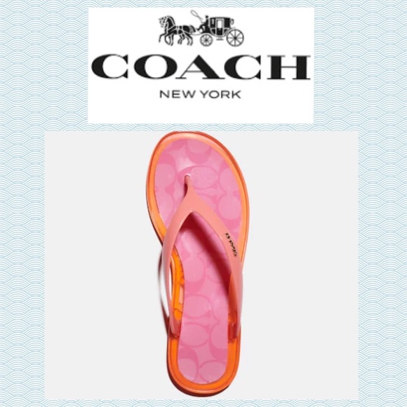 🆕 Coach jelly sandals - Picture 3 of 8